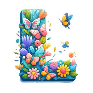 Heat transfers Iron on stickers  flower 2 letter 12 for Tshirts Iron on Decal Patches Stickers Clothes Hat Pillows DIY Crafts
