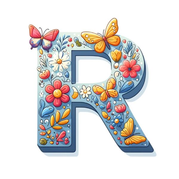 Heat transfers Iron on stickers  flower 2 letter 18 for Tshirts Iron on Decal Patches Stickers Clothes Hat Pillows DIY Crafts