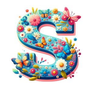Heat transfers Iron on stickers  flower 2 letter 19 for Tshirts Iron on Decal Patches Stickers Clothes Hat Pillows DIY Crafts