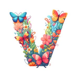 Heat transfers Iron on stickers  flower 2 letter 22 for Tshirts Iron on Decal Patches Stickers Clothes Hat Pillows DIY Crafts