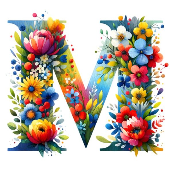 Heat transfers Iron on stickers  flower 3 letter 13 for Tshirts Iron on Decal Patches Stickers Clothes Hat Pillows DIY Crafts