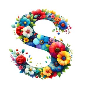 Heat transfers Iron on stickers  flower 3 letter 19 for Tshirts Iron on Decal Patches Stickers Clothes Hat Pillows DIY Crafts