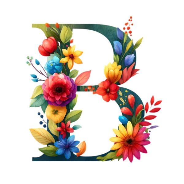 Heat transfers Iron on stickers  flower 3 letter 2 for Tshirts Iron on Decal Patches Stickers Clothes Hat Pillows DIY Crafts