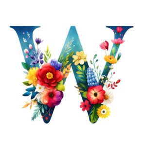 Heat transfers Iron on stickers  flower 3 letter 23 for Tshirts Iron on Decal Patches Stickers Clothes Hat Pillows DIY Crafts
