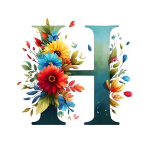 Heat transfers Iron on stickers  flower 3 letter 8 for Tshirts Iron on Decal Patches Stickers Clothes Hat Pillows DIY Crafts