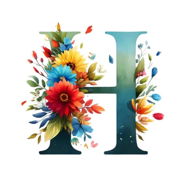 Heat transfers Iron on stickers  flower 3 letter 8 for Tshirts Iron on Decal Patches Stickers Clothes Hat Pillows DIY Crafts