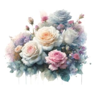 Heat transfers Iron on stickers  flower 303 for Tshirts Iron on Decal Patches Stickers Clothes Hat Pillows DIY Crafts