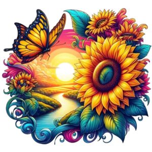 Heat transfers Iron on stickers  flower 312 for Tshirts Iron on Decal Patches Stickers Clothes Hat Pillows DIY Crafts