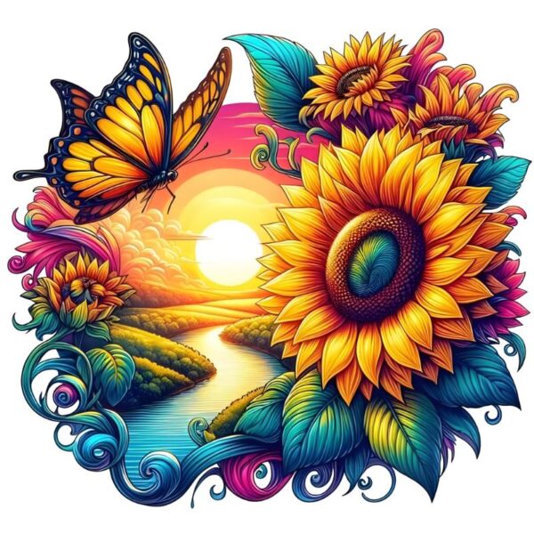 Heat transfers Iron on stickers  flower 312 for Tshirts Iron on Decal Patches Stickers Clothes Hat Pillows DIY Crafts