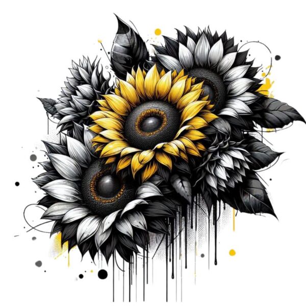 Heat transfers Iron on stickers  flower 318 for Tshirts Iron on Decal Patches Stickers Clothes Hat Pillows DIY Crafts