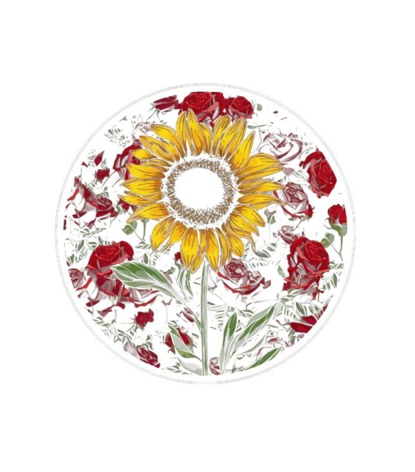 Heat transfers Iron on stickers  flower 363 for Tshirts Iron on Decal Patches Stickers Clothes Hat Pillows DIY Crafts
