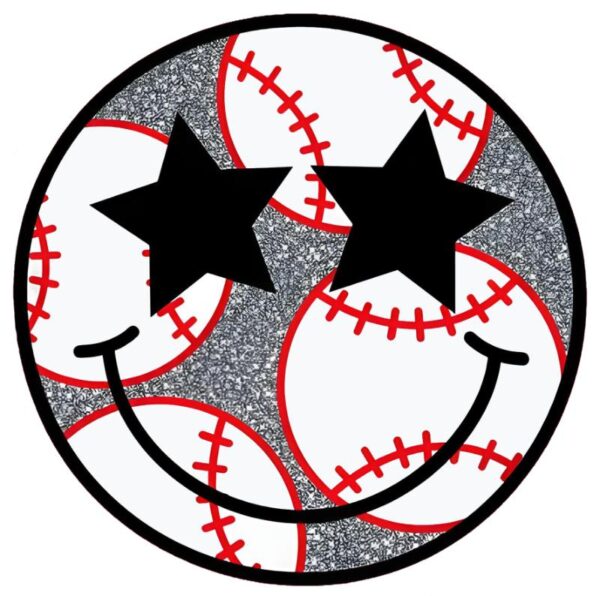 Heat transfers Iron on stickers  football baseball soccor basketball ball 198 for Tshirts Iron on Decal Patches Stickers Clothes Hat Pillows DIY Crafts