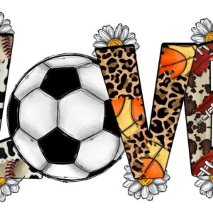 Heat transfers Iron on stickers  football baseball soccor basketball ball 422 for Tshirts Iron on Decal Patches Stickers Clothes Hat Pillows DIY Crafts