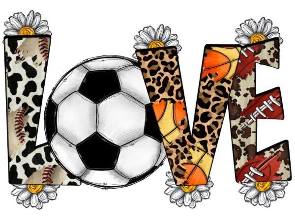 Heat transfers Iron on stickers  football baseball soccor basketball ball 422 for Tshirts Iron on Decal Patches Stickers Clothes Hat Pillows DIY Crafts