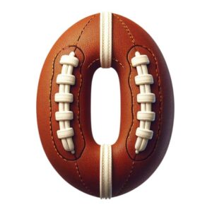 Heat transfers Iron on stickers  football letter 1 for Tshirts Iron on Decal Patches Stickers Clothes Hat Pillows DIY Crafts