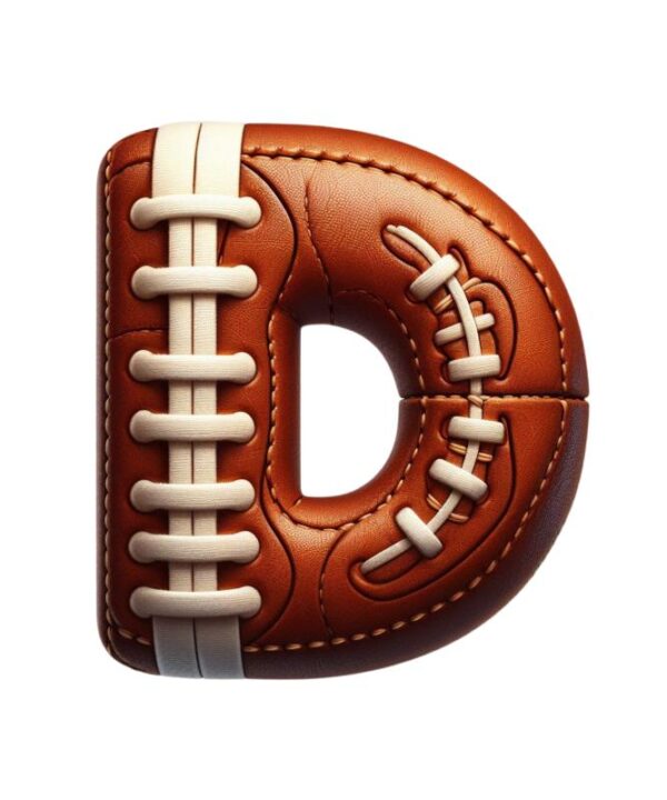 Heat transfers Iron on stickers  football letter 14 for Tshirts Iron on Decal Patches Stickers Clothes Hat Pillows DIY Crafts