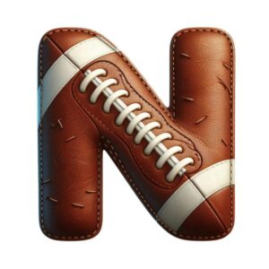 Heat transfers Iron on stickers  football letter 25 for Tshirts Iron on Decal Patches Stickers Clothes Hat Pillows DIY Crafts