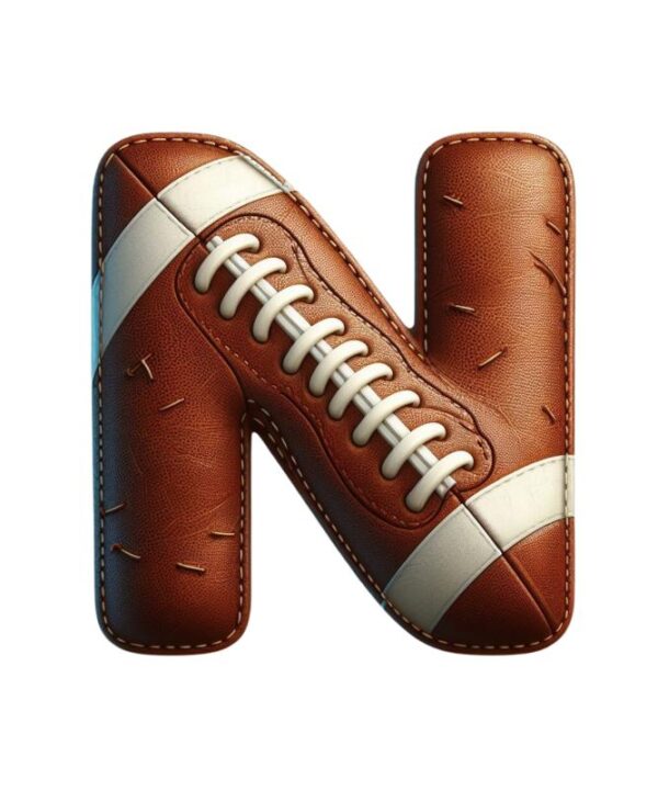 Heat transfers Iron on stickers  football letter 25 for Tshirts Iron on Decal Patches Stickers Clothes Hat Pillows DIY Crafts