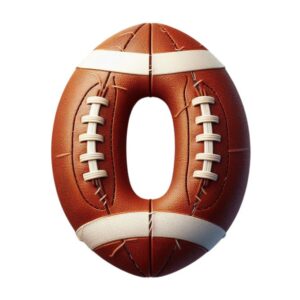 Heat transfers Iron on stickers  football letter 26 for Tshirts Iron on Decal Patches Stickers Clothes Hat Pillows DIY Crafts