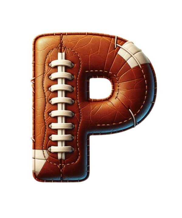 Heat transfers Iron on stickers  football letter 27 for Tshirts Iron on Decal Patches Stickers Clothes Hat Pillows DIY Crafts