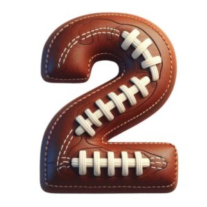 Heat transfers Iron on stickers  football letter 3 for Tshirts Iron on Decal Patches Stickers Clothes Hat Pillows DIY Crafts