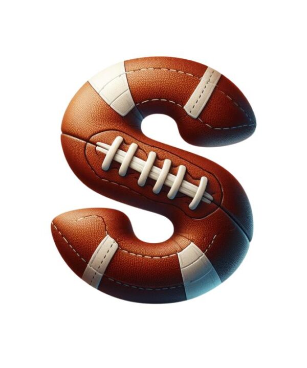 Heat transfers Iron on stickers  football letter 30 for Tshirts Iron on Decal Patches Stickers Clothes Hat Pillows DIY Crafts
