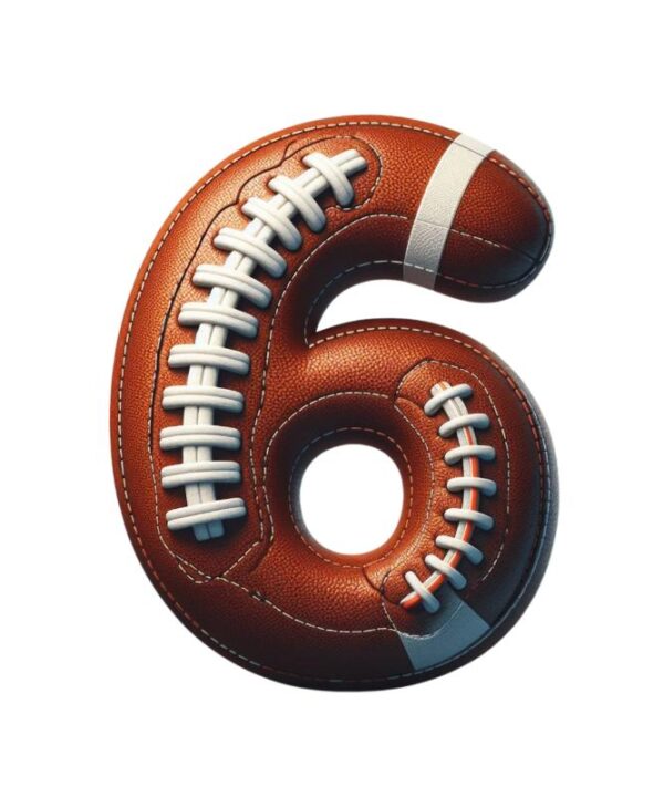 Heat transfers Iron on stickers  football letter 7 for Tshirts Iron on Decal Patches Stickers Clothes Hat Pillows DIY Crafts