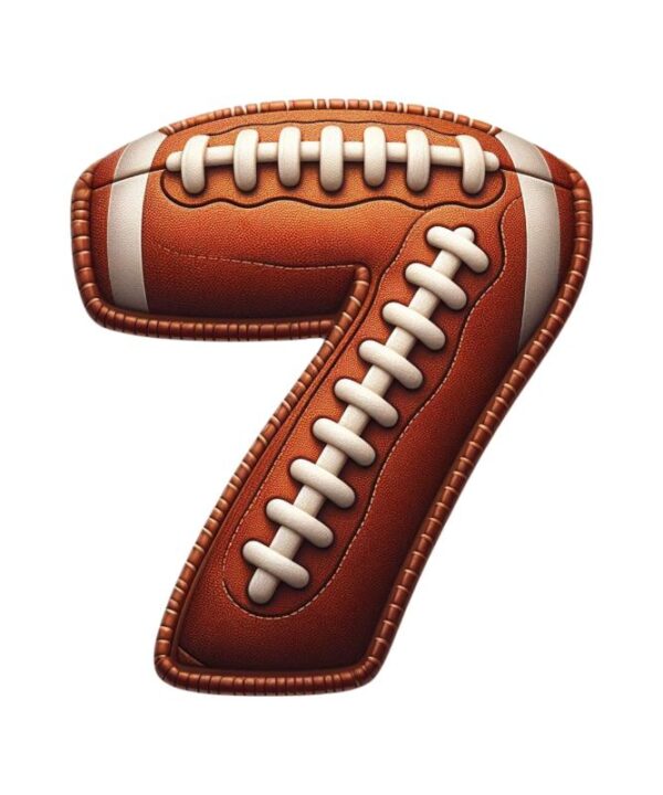 Heat transfers Iron on stickers  football letter 8 for Tshirts Iron on Decal Patches Stickers Clothes Hat Pillows DIY Crafts