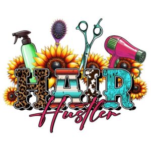 Heat transfers Iron on stickers  hair stylist nail 17 for Tshirts Iron on Decal Patches Stickers Clothes Hat Pillows DIY Crafts