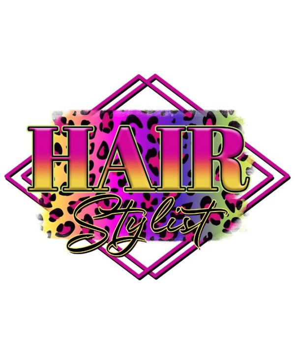 Heat transfers Iron on stickers  hair stylist nail 36 for Tshirts Iron on Decal Patches Stickers Clothes Hat Pillows DIY Crafts