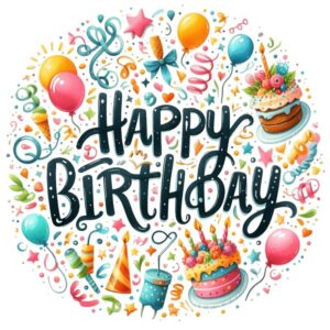 Heat transfers Iron on stickers  happy birthday 34 for Tshirts Iron on Decal Patches Stickers Clothes Hat Pillows DIY Crafts