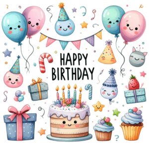 Heat transfers Iron on stickers  happy birthday 6 for Tshirts Iron on Decal Patches Stickers Clothes Hat Pillows DIY Crafts