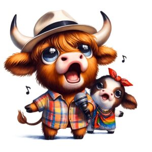 Heat transfers Iron on stickers  highland cow 367 for Tshirts Iron on Decal Patches Stickers Clothes Hat Pillows DIY Crafts
