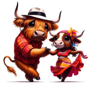 Heat transfers Iron on stickers  highland cow 369 for Tshirts Iron on Decal Patches Stickers Clothes Hat Pillows DIY Crafts