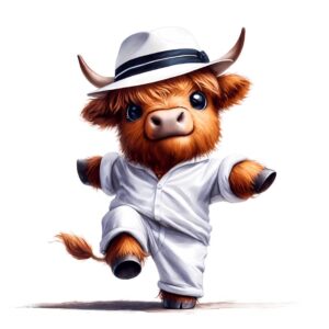 Heat transfers Iron on stickers  highland cow 371 for Tshirts Iron on Decal Patches Stickers Clothes Hat Pillows DIY Crafts