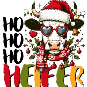 Heat transfers Iron on stickers  highland cow 447 for Tshirts Iron on Decal Patches Stickers Clothes Hat Pillows DIY Crafts