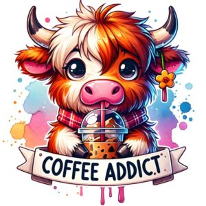 Heat transfers Iron on stickers  highland cow 500 for Tshirts Iron on Decal Patches Stickers Clothes Hat Pillows DIY Crafts
