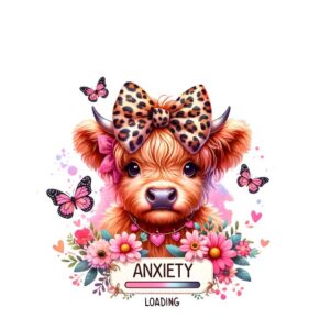 Heat transfers Iron on stickers  highland cow 518 for Tshirts Iron on Decal Patches Stickers Clothes Hat Pillows DIY Crafts
