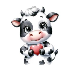 Heat transfers Iron on stickers  highland cow 519 for Tshirts Iron on Decal Patches Stickers Clothes Hat Pillows DIY Crafts