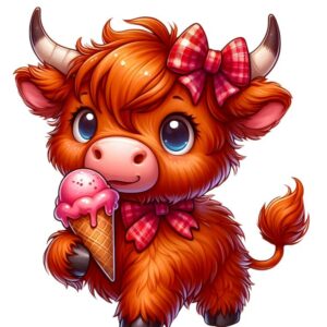 Heat transfers Iron on stickers  highland cow 54 for Tshirts Iron on Decal Patches Stickers Clothes Hat Pillows DIY Crafts