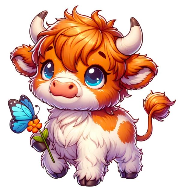 Heat transfers Iron on stickers  highland cow 56 for Tshirts Iron on Decal Patches Stickers Clothes Hat Pillows DIY Crafts