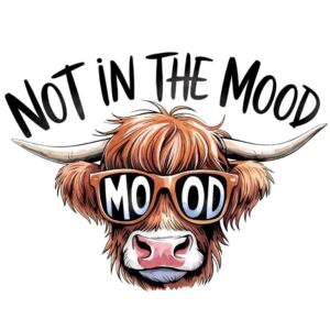 Heat transfers Iron on stickers  highland cow 566 for Tshirts Iron on Decal Patches Stickers Clothes Hat Pillows DIY Crafts