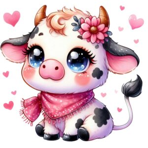 Heat transfers Iron on stickers  highland cow 606 for Tshirts Iron on Decal Patches Stickers Clothes Hat Pillows DIY Crafts