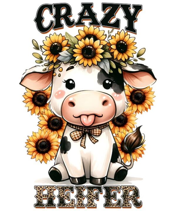 Heat transfers Iron on stickers  highland cow 73 for Tshirts Iron on Decal Patches Stickers Clothes Hat Pillows DIY Crafts