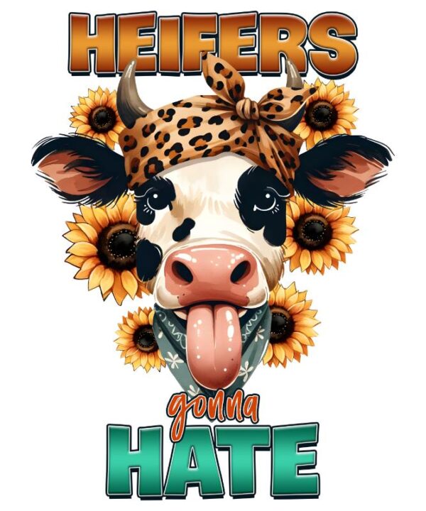 Heat transfers Iron on stickers  highland cow 74 for Tshirts Iron on Decal Patches Stickers Clothes Hat Pillows DIY Crafts