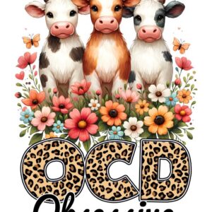 Heat transfers Iron on stickers  highland cow 76 for Tshirts Iron on Decal Patches Stickers Clothes Hat Pillows DIY Crafts
