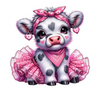 Heat transfers Iron on stickers  highland cow 80 for Tshirts Iron on Decal Patches Stickers Clothes Hat Pillows DIY Crafts