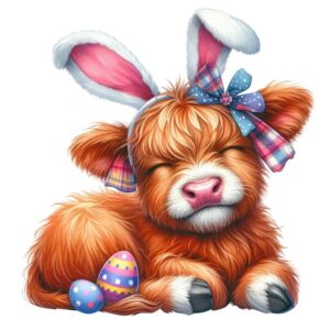 Heat transfers Iron on stickers  highland cow 90 for Tshirts Iron on Decal Patches Stickers Clothes Hat Pillows DIY Crafts