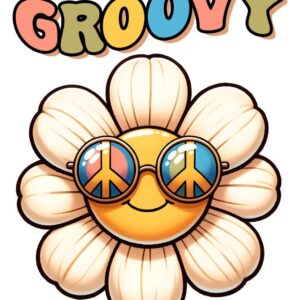 Heat transfers Iron on stickers  hippie 29 for Tshirts Iron on Decal Patches Stickers Clothes Hat Pillows DIY Crafts