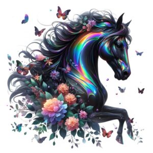 Heat transfers Iron on stickers  horse 10 for Tshirts Iron on Decal Patches Stickers Clothes Hat Pillows DIY Crafts